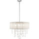Imbuia 4 Light 24 inch Chrome Pendant Ceiling Light