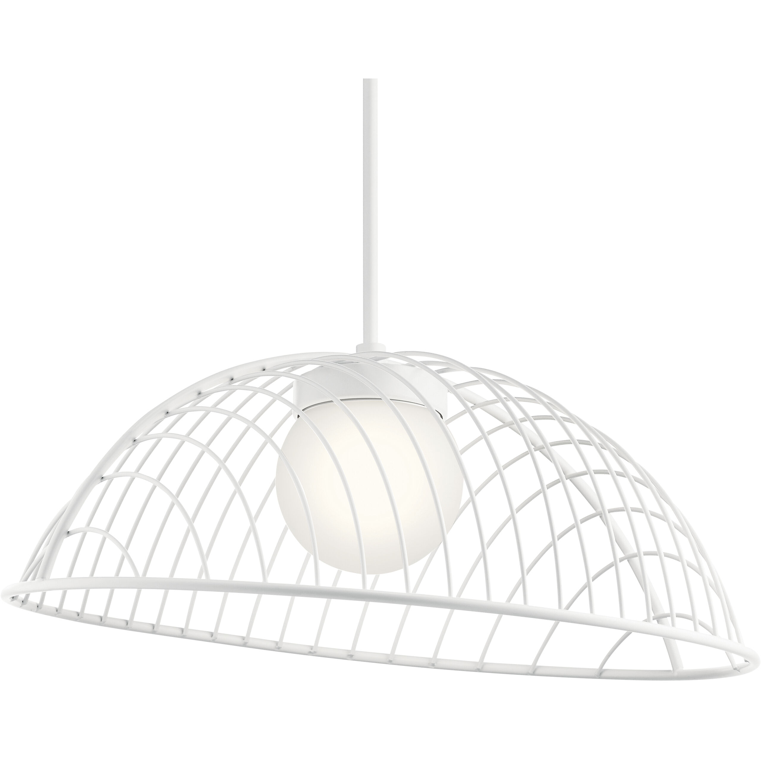 Clevo LED 24 inch White Pendant Ceiling Light