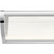 Roone LED 34 inch Chrome Bathroom Vanity Light Wall Light, X-Large