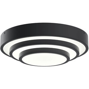 Dombard LED Matte Black Semi Flush Light Ceiling Light
