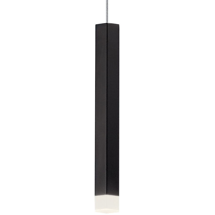 Soho LED 1.25 inch Black Mini Pendant Ceiling Light