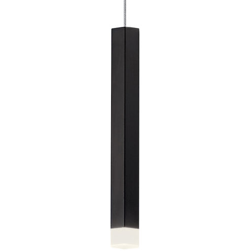 Soho LED 1.25 inch Black Mini Pendant Ceiling Light