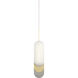 Shima LED 5.25 inch Champagne Gold Pendant Ceiling Light