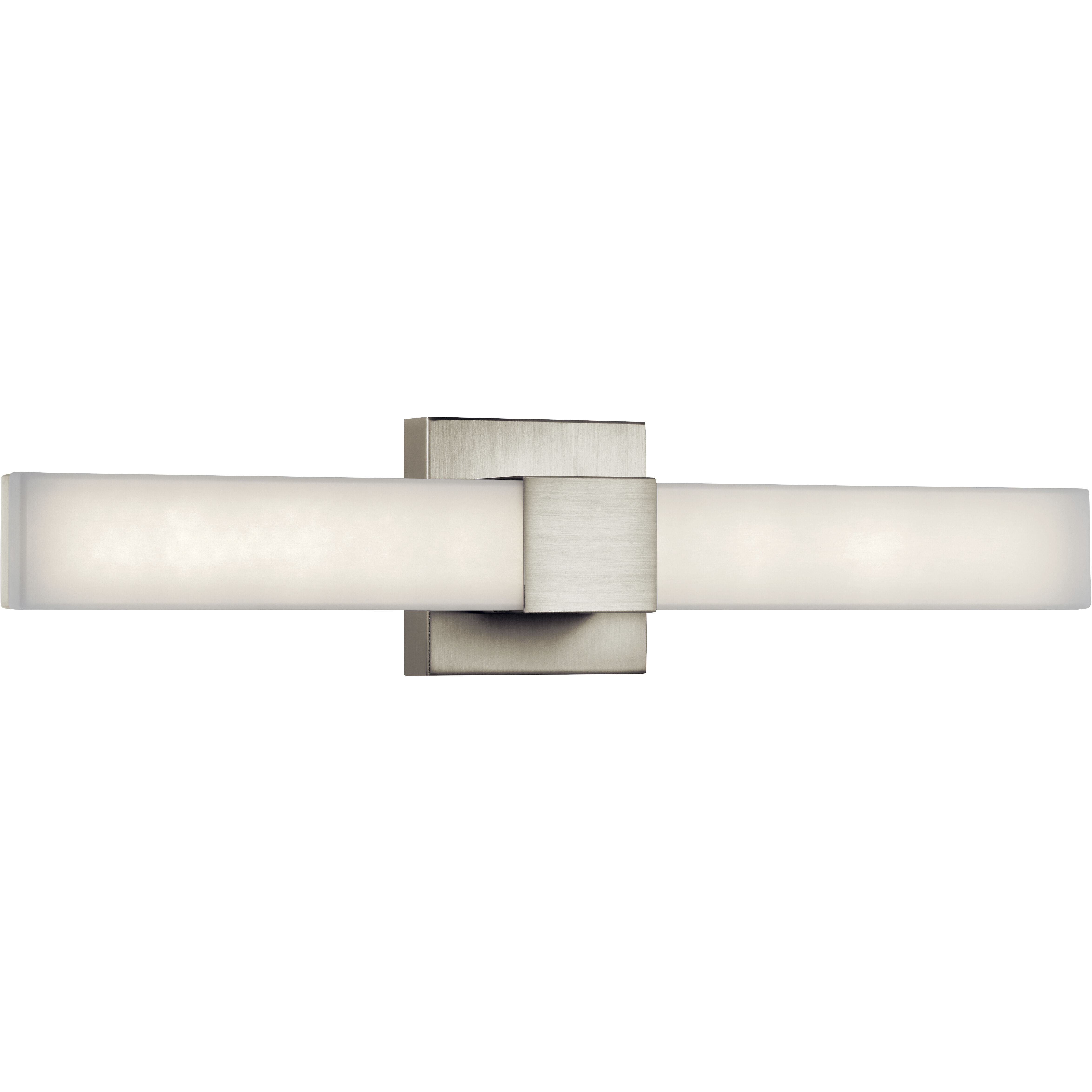 Neltev LED 24 inch Satin Nickel Bathroom Vanity Light Wall Light, Medium