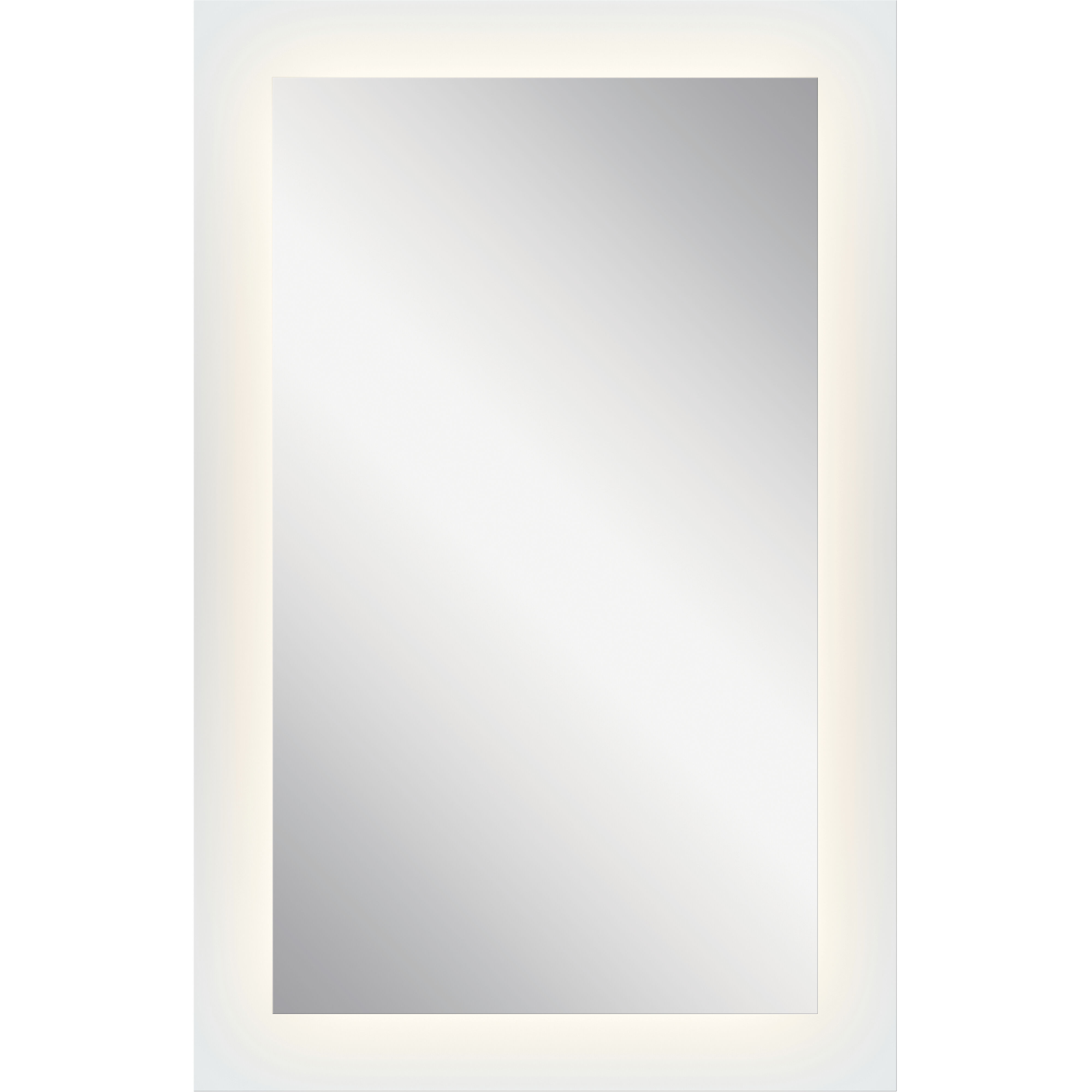 Ohio 42 X 27 inch Unfinished Wall Mirror, Backlight