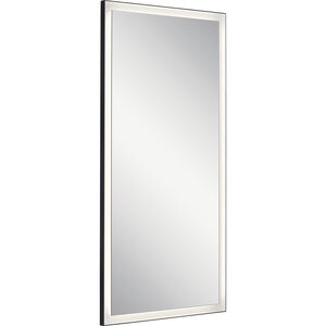 Ryame 60 X 30 inch Matte Black Wall Mirror