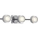 Harlaw LED 22 inch Chrome Bathroom Vanity Light Wall Light, 3 Arm