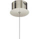 Kabru LED 4.75 inch Brushed Nickel Mini Pendant Ceiling Light