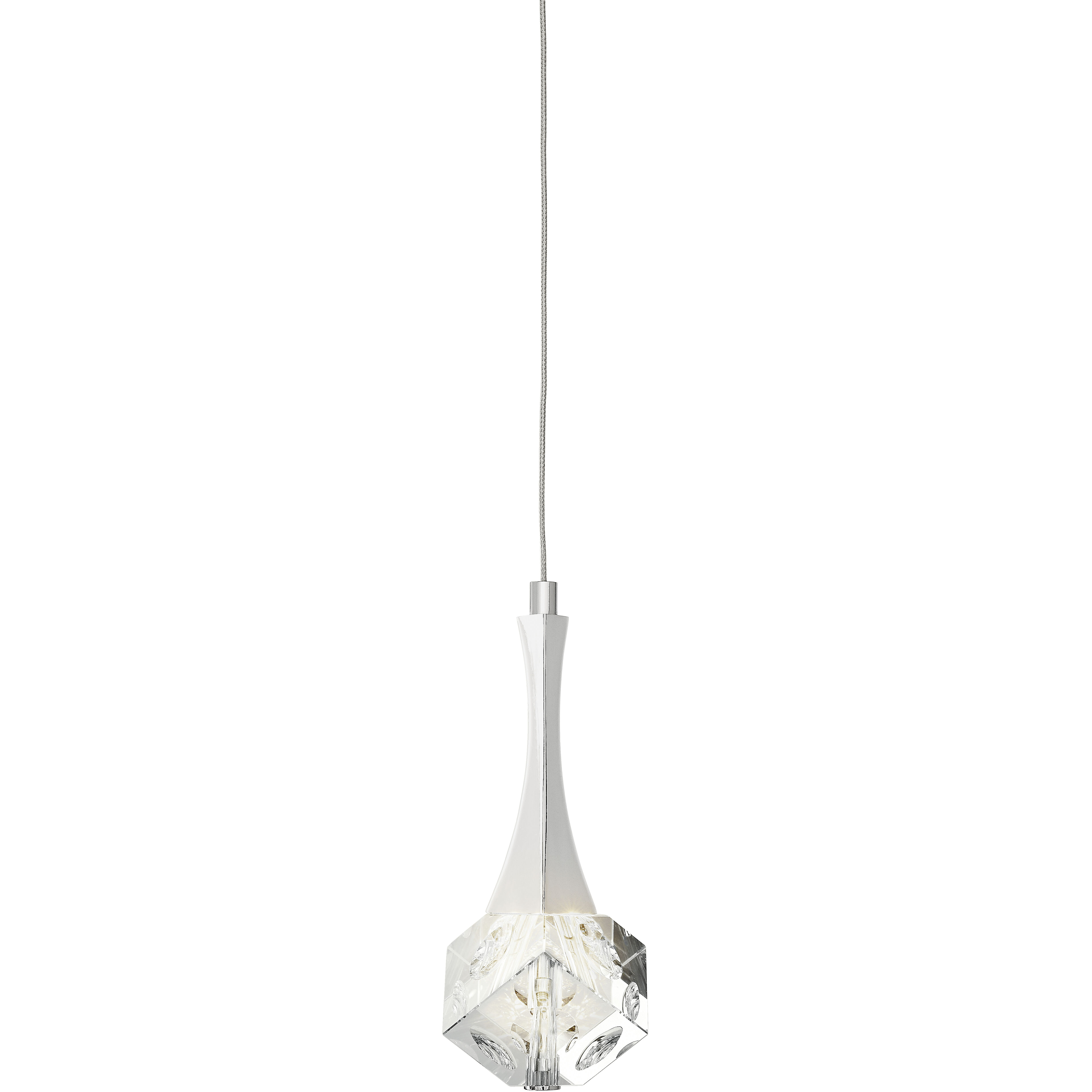 Rockne LED 4.25 inch Chrome Mini Pendant Ceiling Light