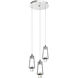 Ayse LED 12.5 inch Matte Black Cluster Pendant Ceiling Light