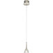 Kabru LED 4.75 inch Brushed Nickel Mini Pendant Ceiling Light