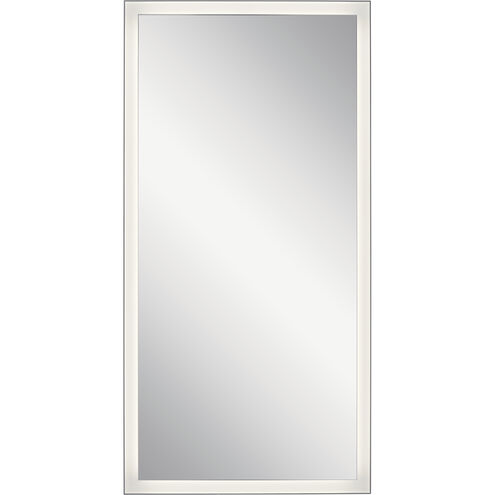 Ryame 60 X 30 inch Matte Silver Wall Mirror