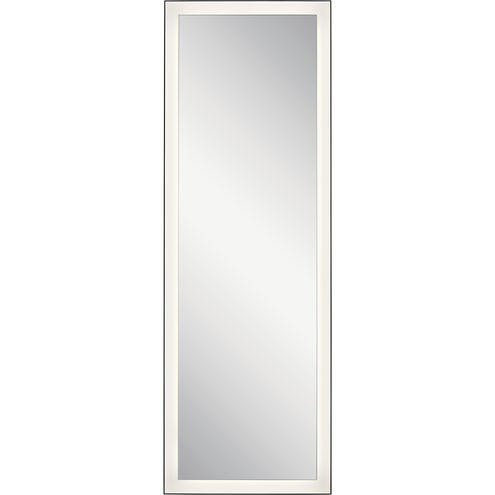 Ryame 59 X 20 inch Matte Black Wall Mirror