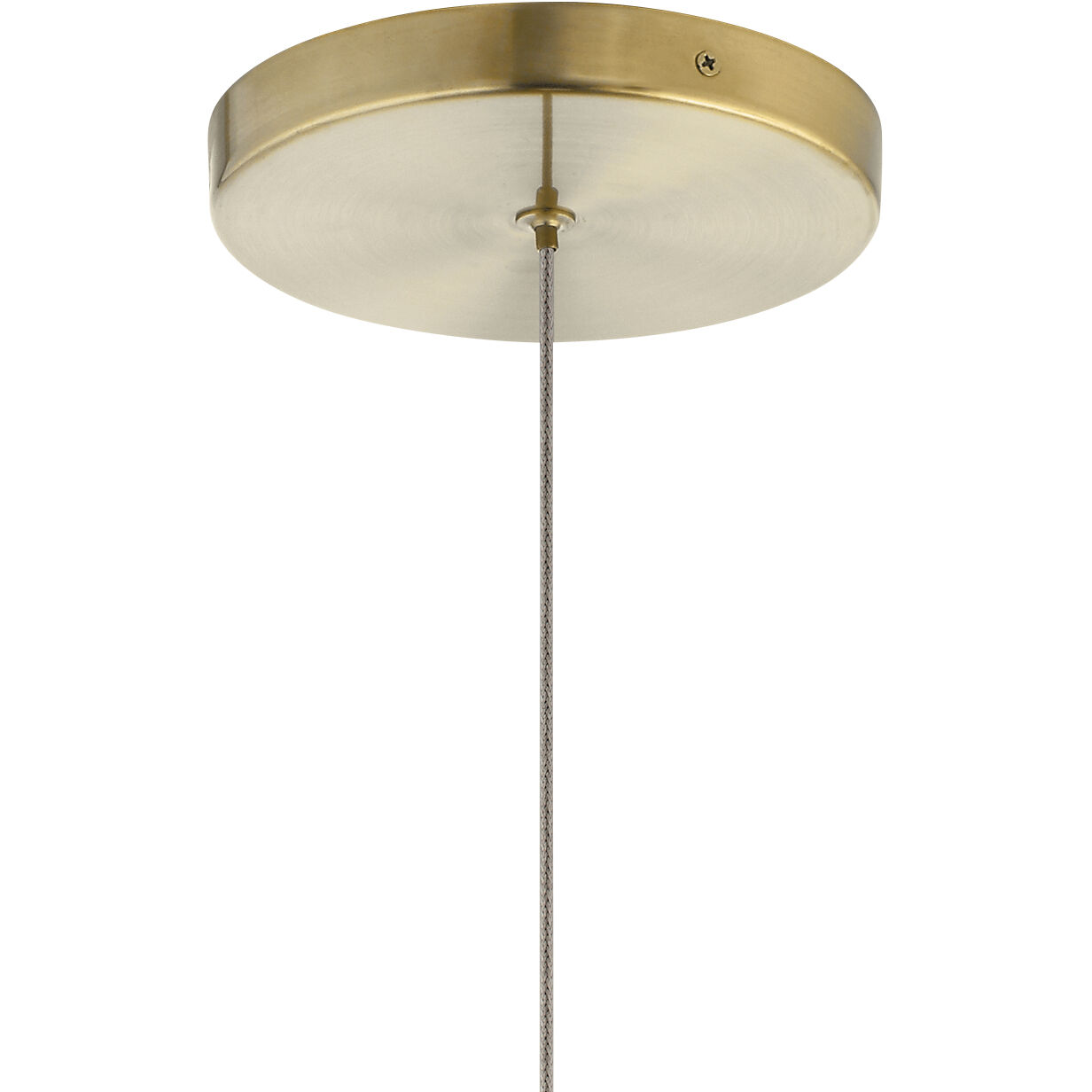 Shima LED 5.25 inch Champagne Gold Pendant Ceiling Light