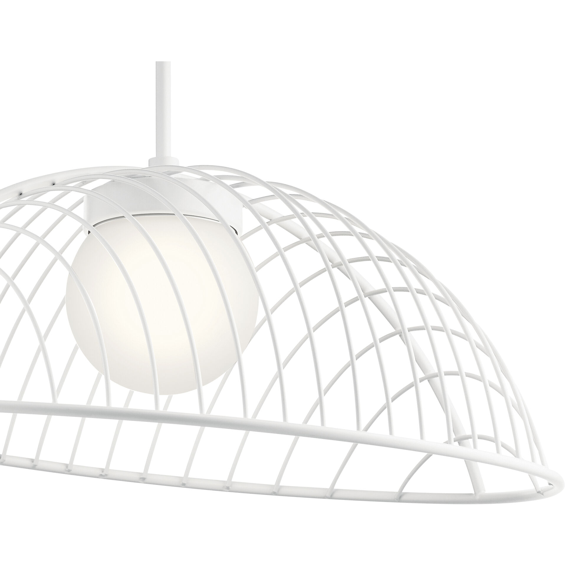 Clevo LED 24 inch White Pendant Ceiling Light