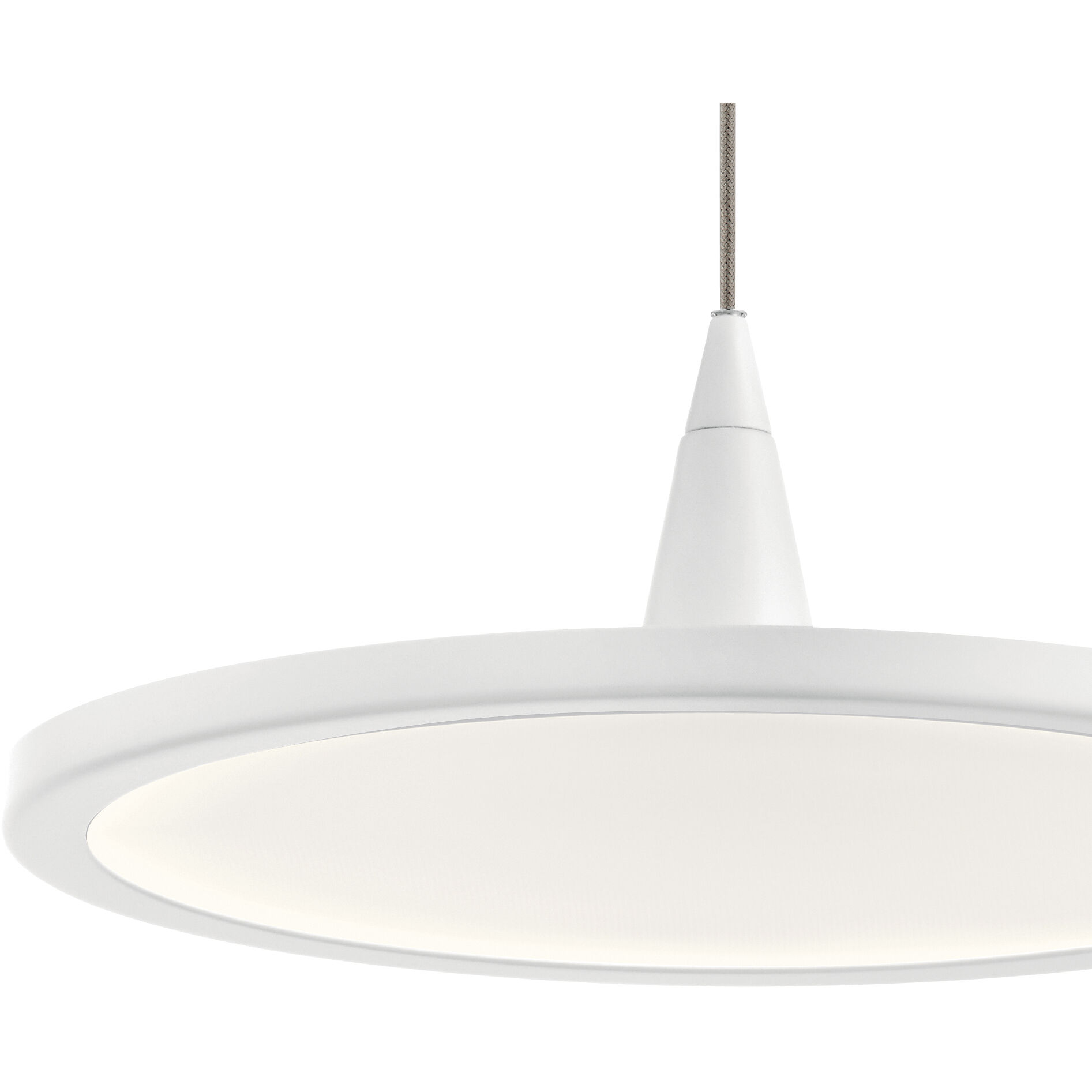 Jeno LED 9 inch White Mini Pendant Ceiling Light
