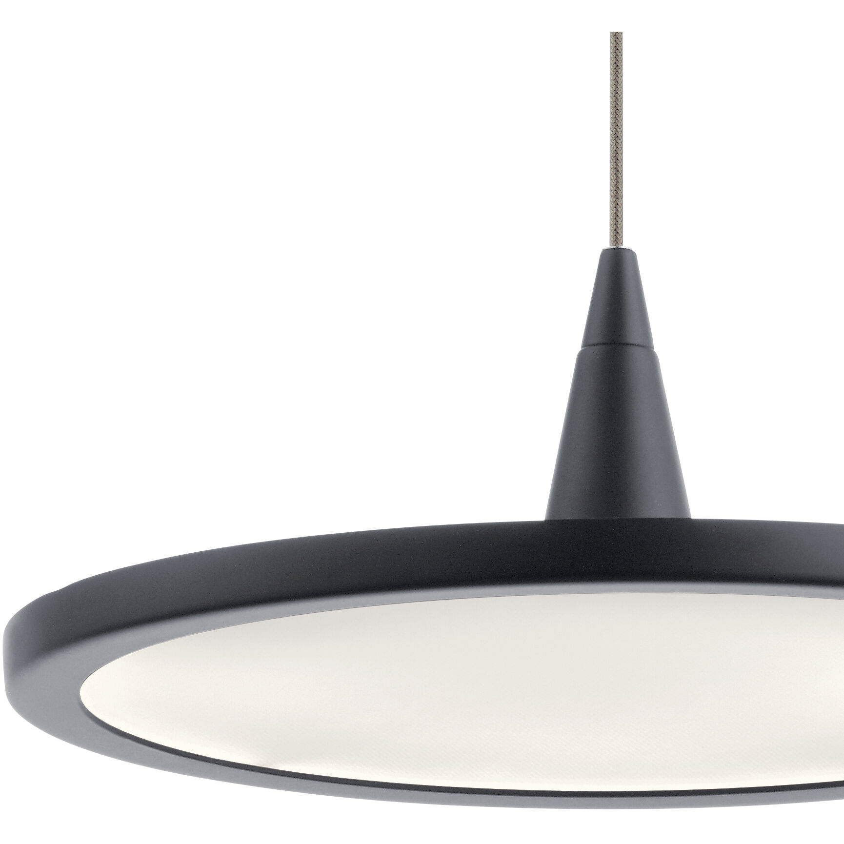 Jeno LED 9 inch Matte Black Mini Pendant Ceiling Light
