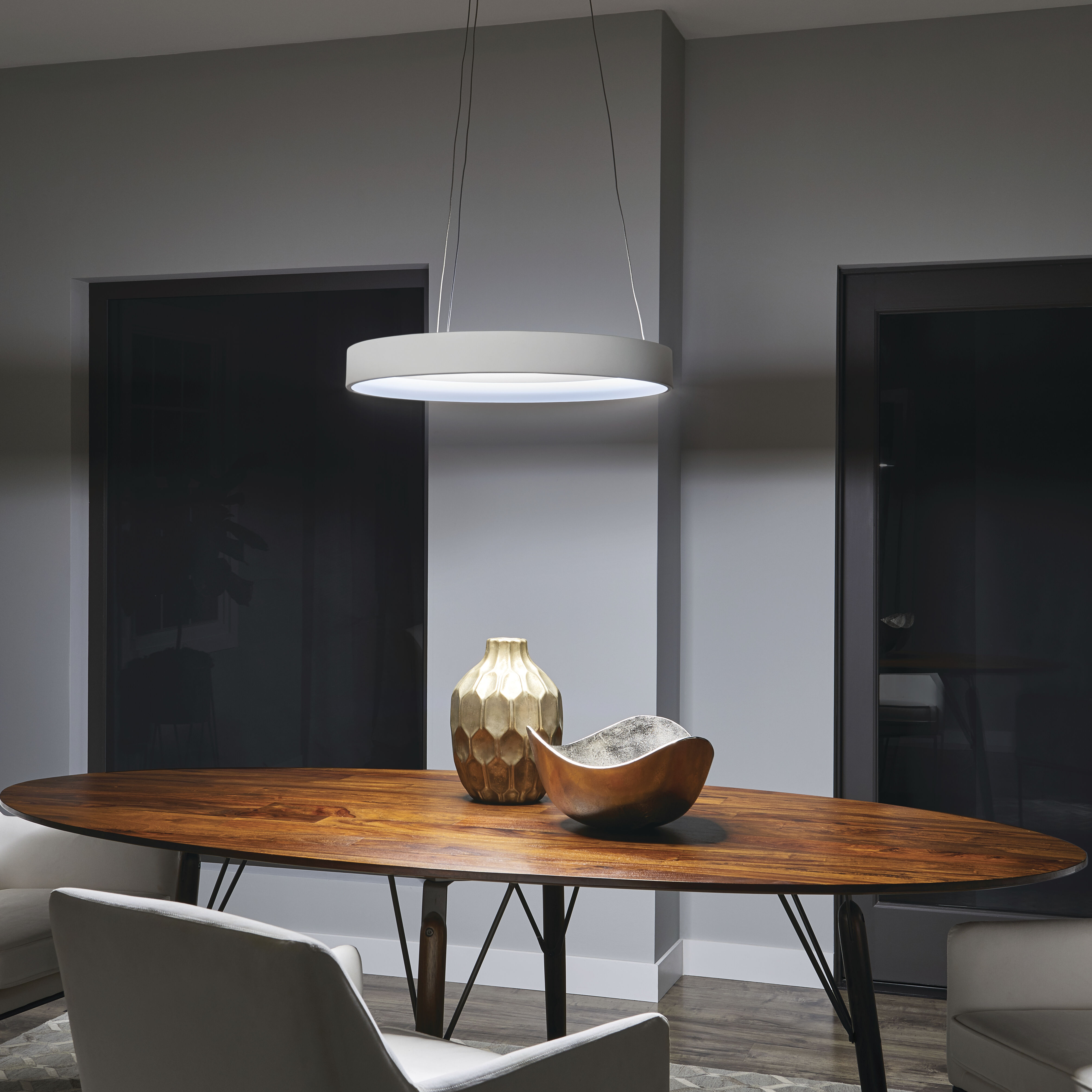 White candelabra ceiling light outlet