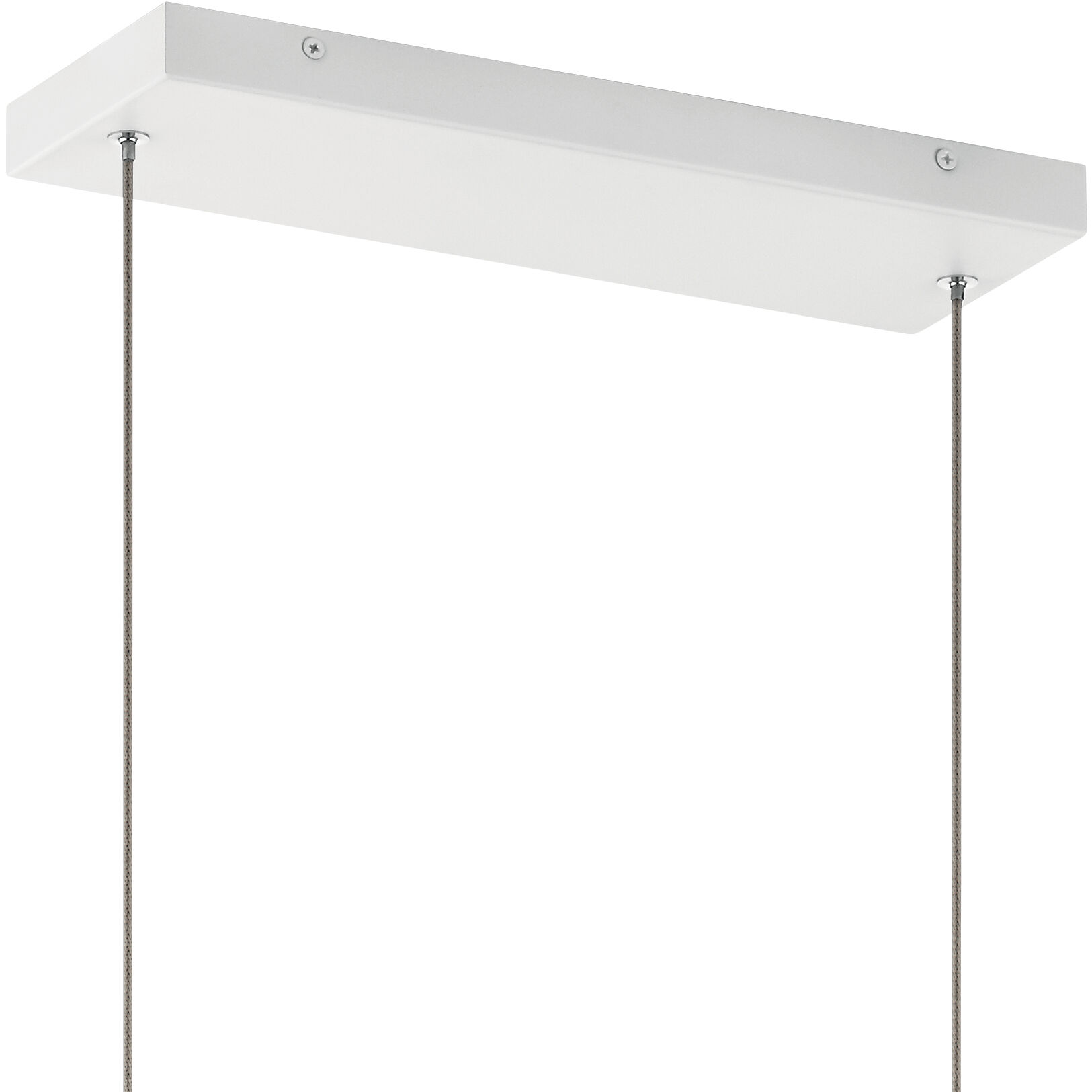 Vega LED 8 inch Matte Black Chandelier Ceiling Light in Black, Linear (Single) 