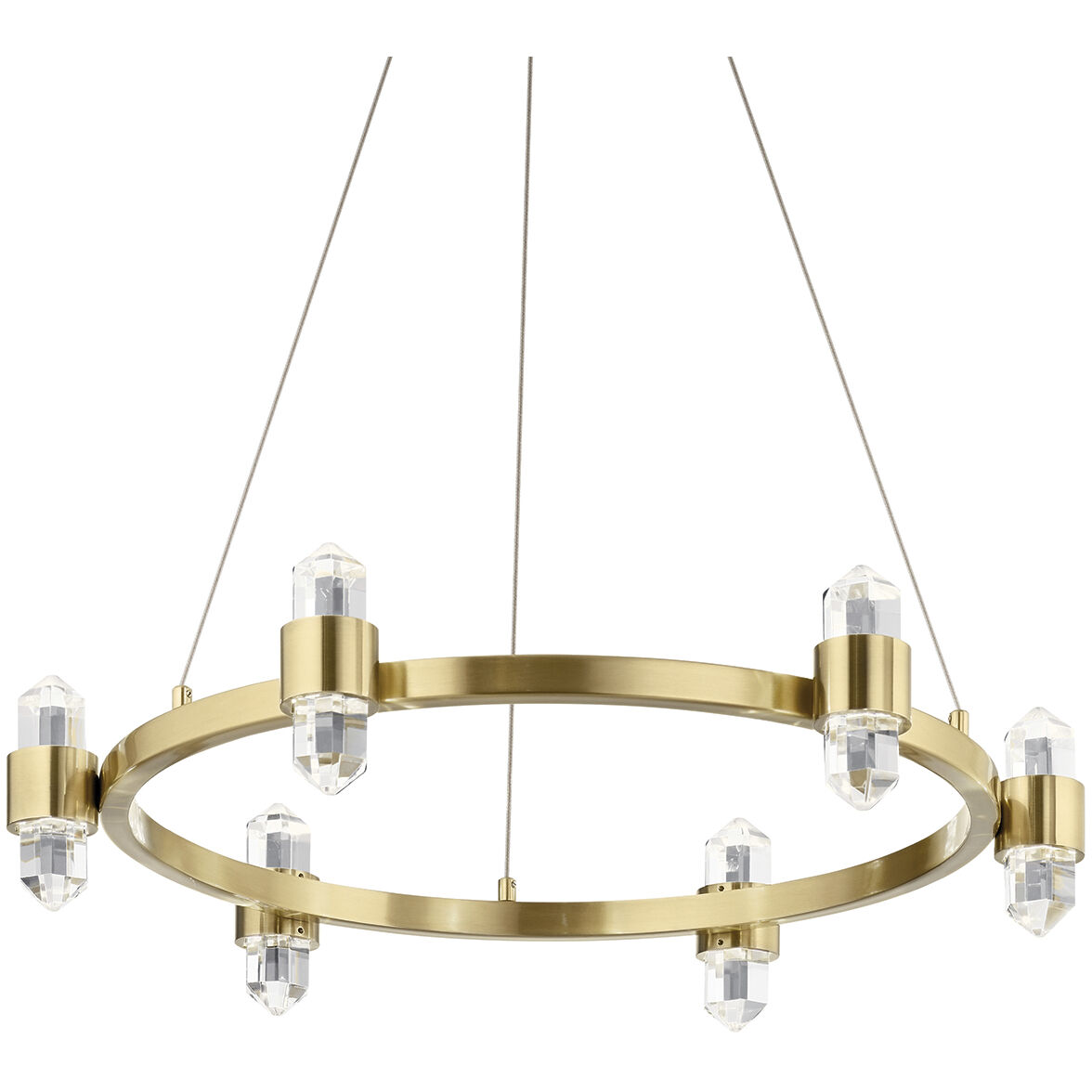 Arabella LED 26.5 inch Champagne Gold Chandelier Ceiling Light