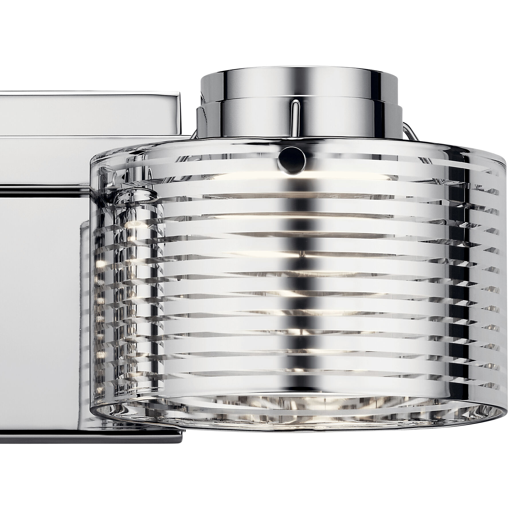 Santora LED 14.75 inch Chrome Bathroom Vanity Light Wall Light, 2 Arm