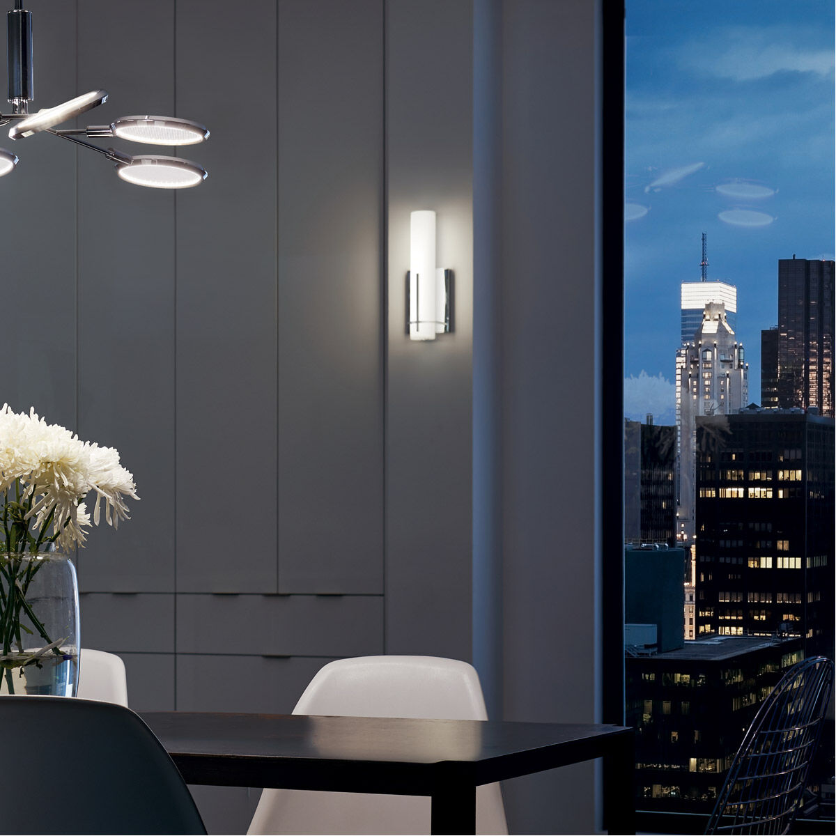 Traverso LED 5 inch Chrome ADA Wall Sconce Wall Light