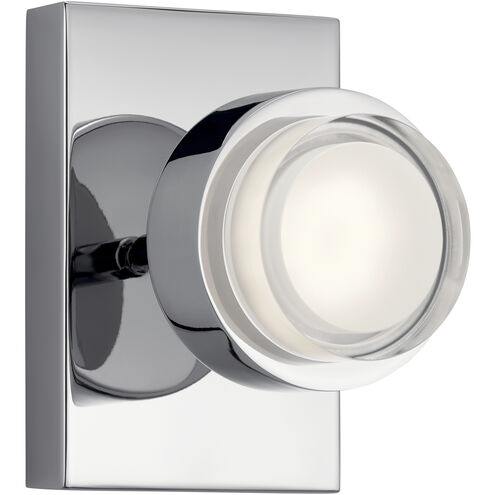 Harlaw LED 4.75 inch Chrome Wall Sconce Wall Light