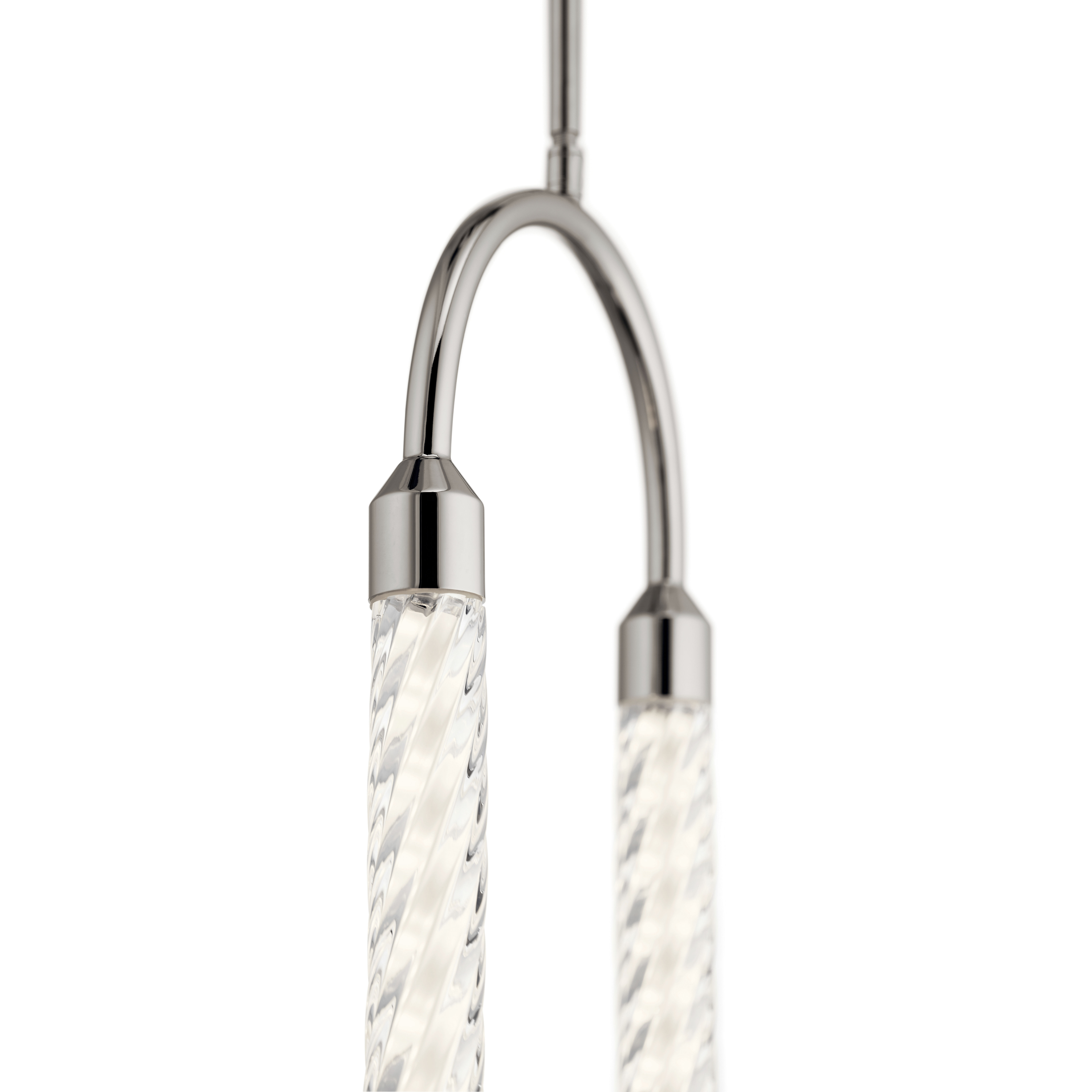 Delsey LED 1.5 inch Polished Nickel Mini Pendant Ceiling Light