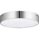 Crystal Moon LED 11.75 inch Chrome Flush Mount Light Ceiling Light