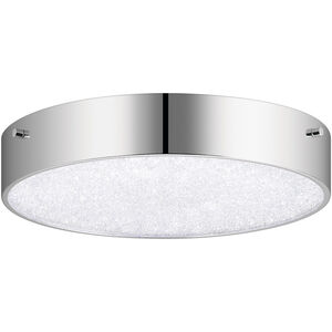Crystal Moon LED 11.75 inch Chrome Flush Mount Light Ceiling Light