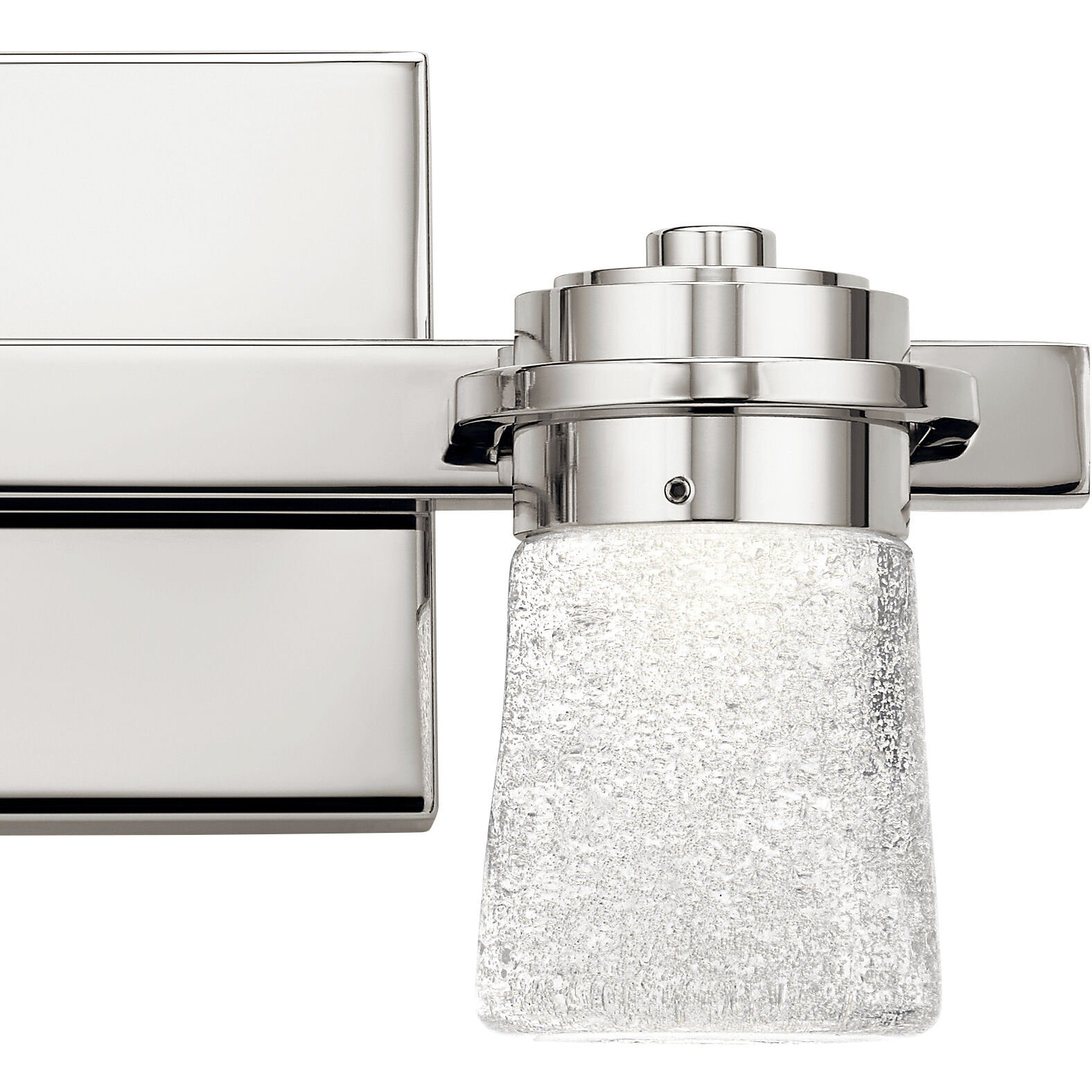 Vada LED 15 inch Polished Nickel Bathroom Vanity Light Wall Light, 2 Arm