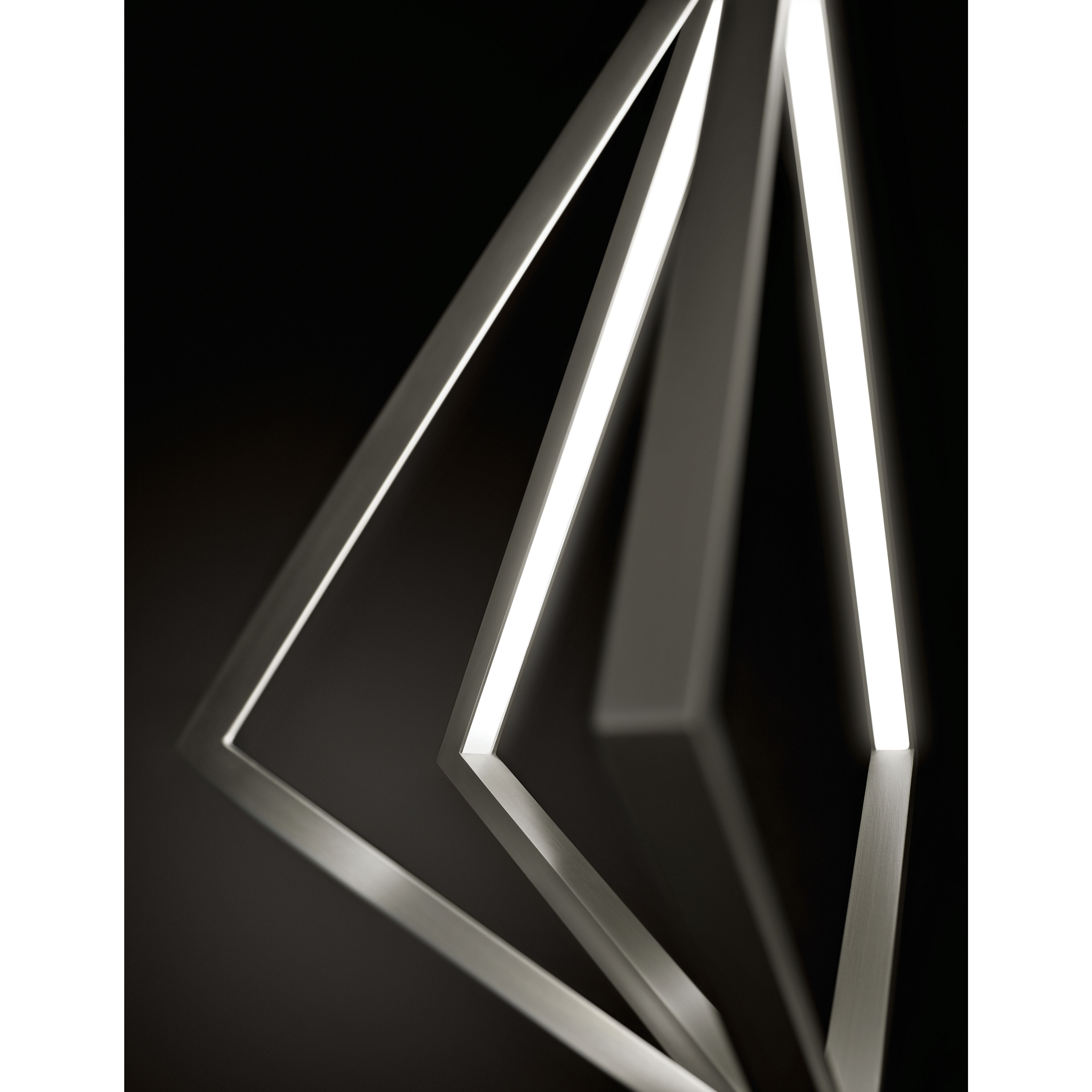 Elan 83735 Everest LED 24.5 inch Satin Nickel Foyer Ceiling Light Large