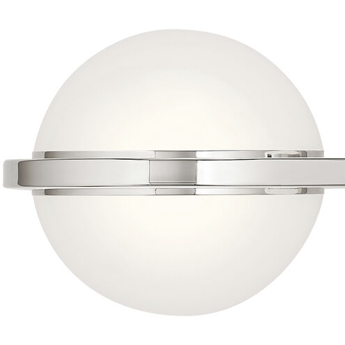 Brettin LED 30 inch Polished Nickel Bathroom Vanity Light Wall Light, 4 Arm