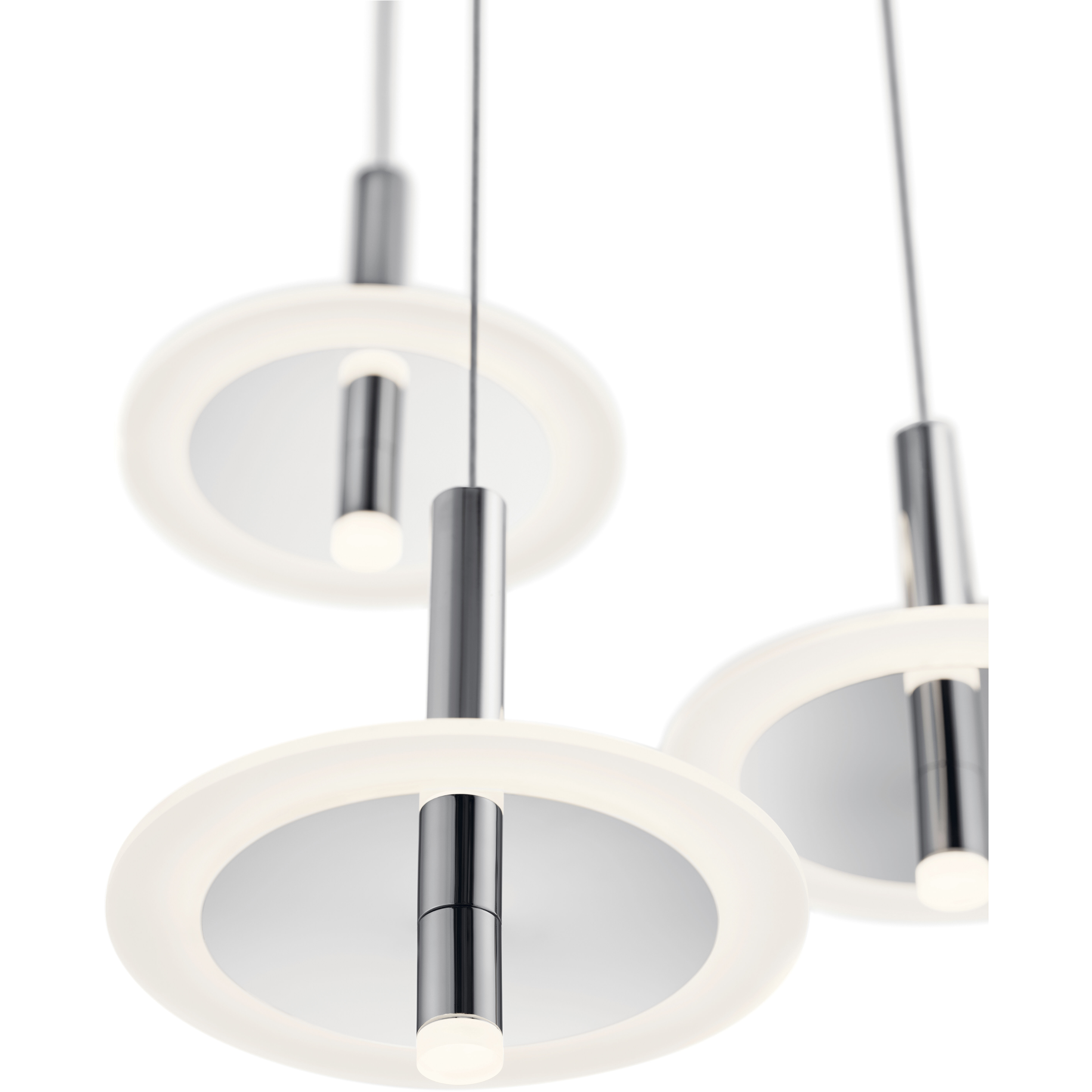 Korfu LED 9.75 inch Chrome Cluster Pendant Ceiling Light