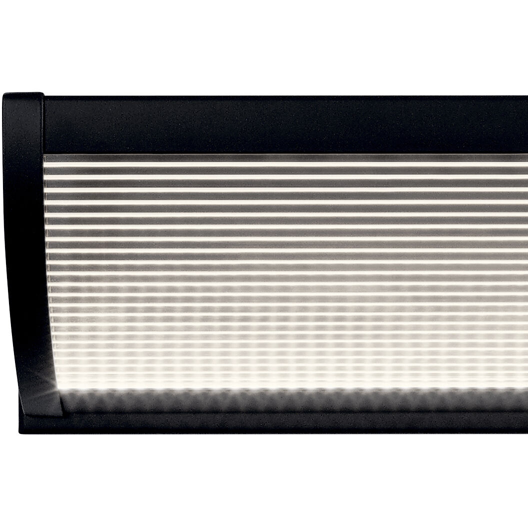 Roone LED 24 inch Matte Black Bathroom Vanity Light Wall Light, Medium