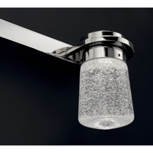 Vada LED 30.75 inch Polished Nickel Bathroom Vanity Light Wall Light, 4 Arm
