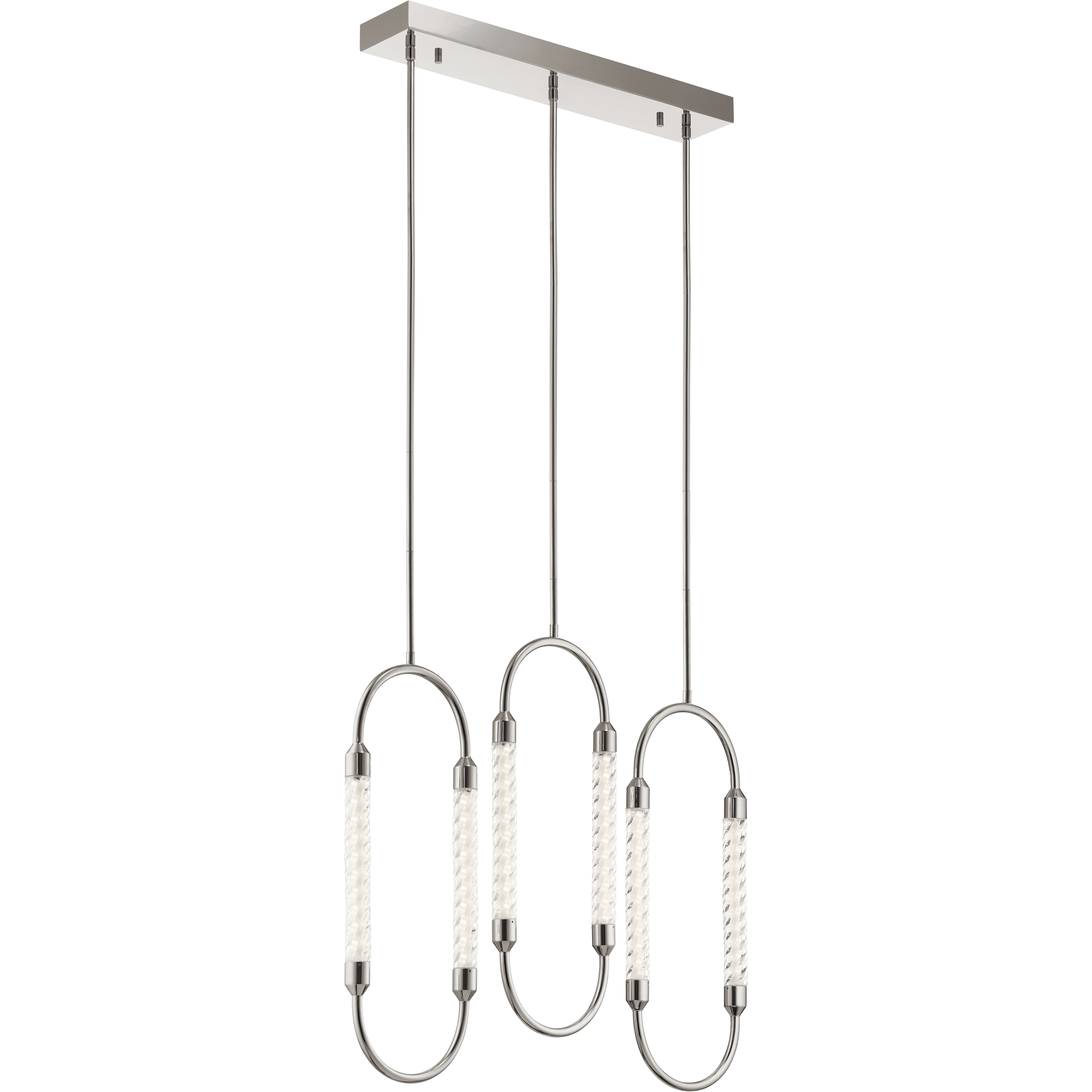 なんでも鑑定団よりも驚き！ LED Delsey 84149 Elan 9.5 Chandelier Nickel Polished inch その他
