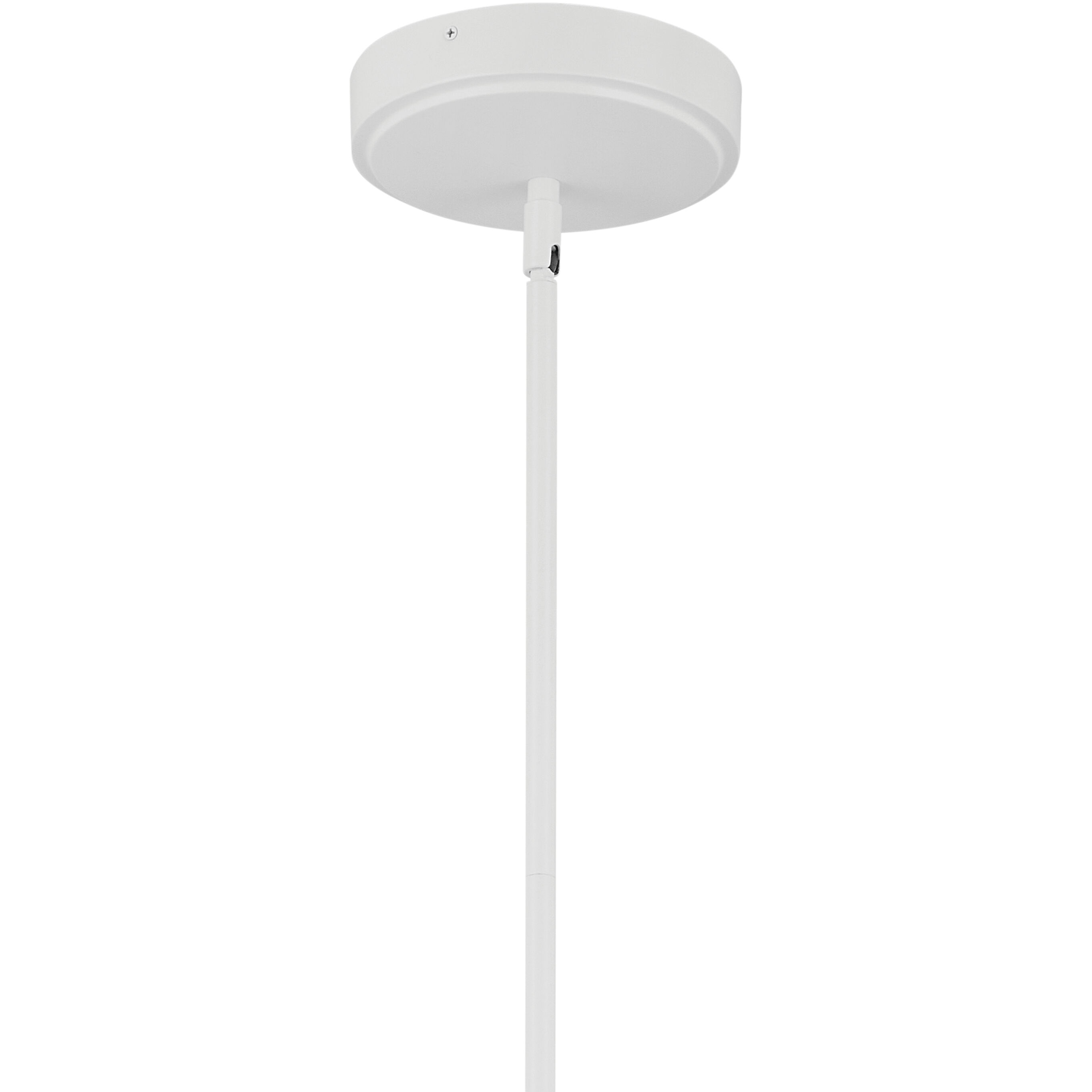 Priam LED 38 inch White Chandelier Ceiling Light, Medium
