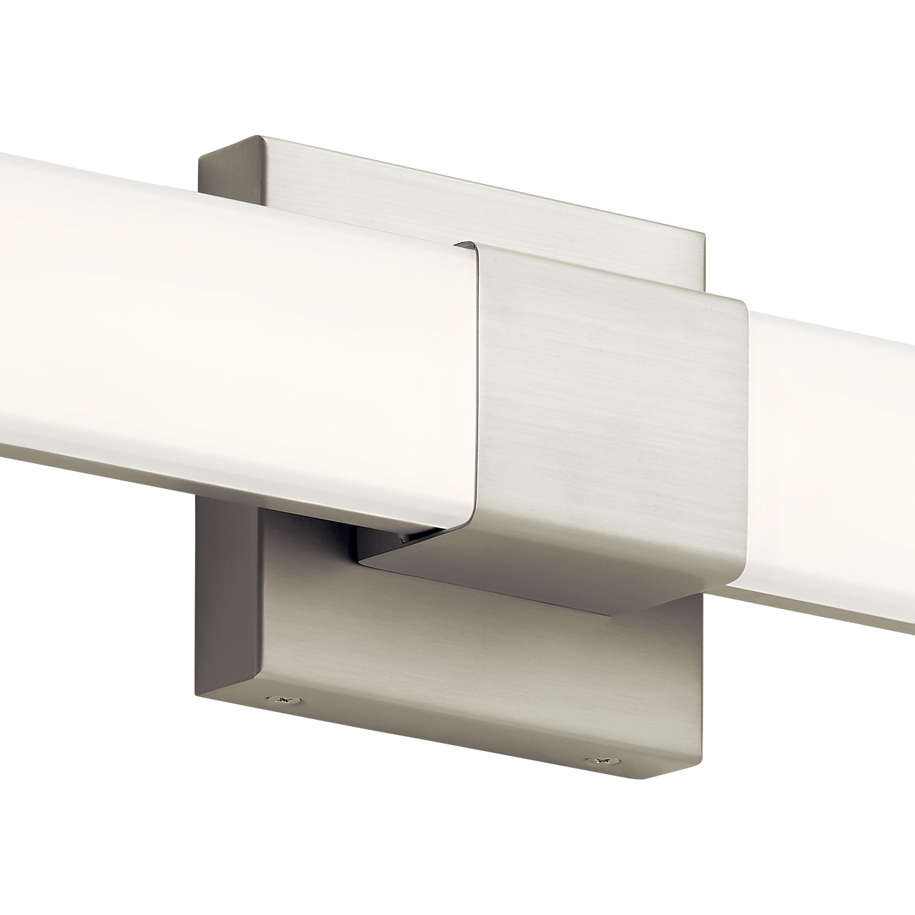 Neltev LED 24 inch Satin Nickel Bathroom Vanity Light Wall Light, Medium