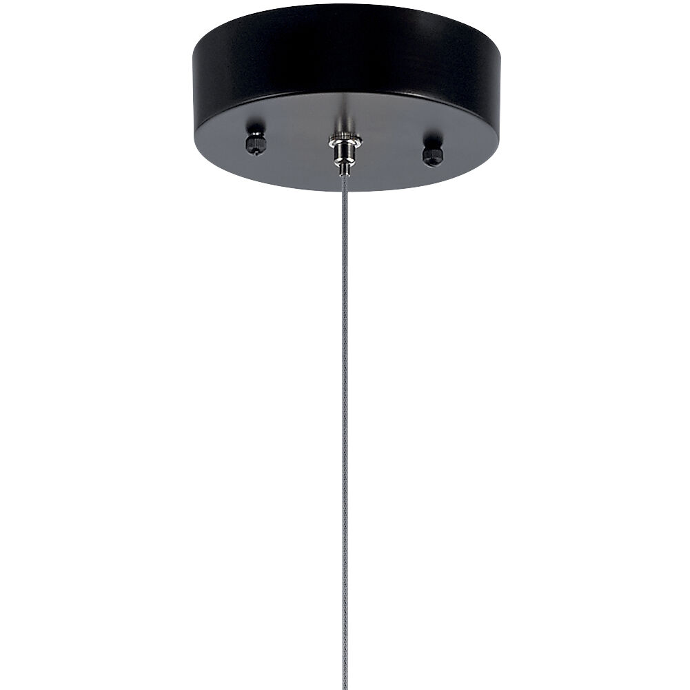 Soho LED 1.25 inch Black Mini Pendant Ceiling Light