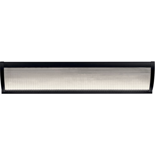 Roone LED 24 inch Matte Black Bathroom Vanity Light Wall Light, Medium
