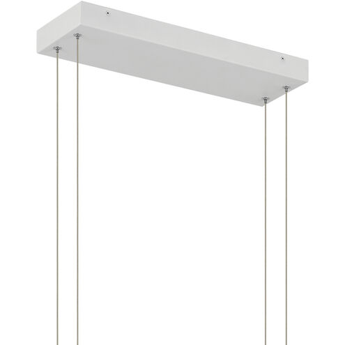 Jestin LED 5.75 inch White Chandelier Ceiling Light, Single
