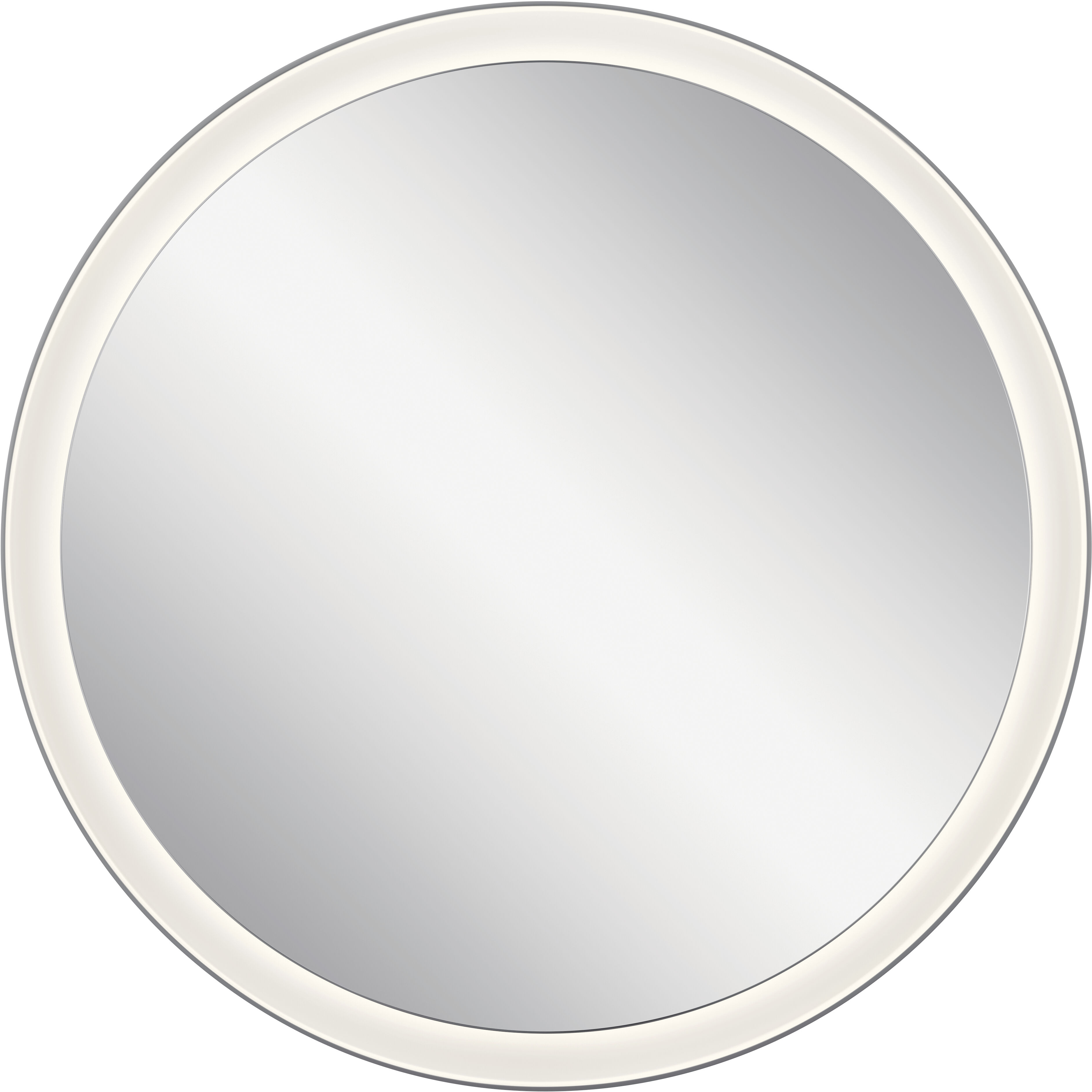 Ryame 31.5 X 31.5 inch Matte Silver Wall Mirror