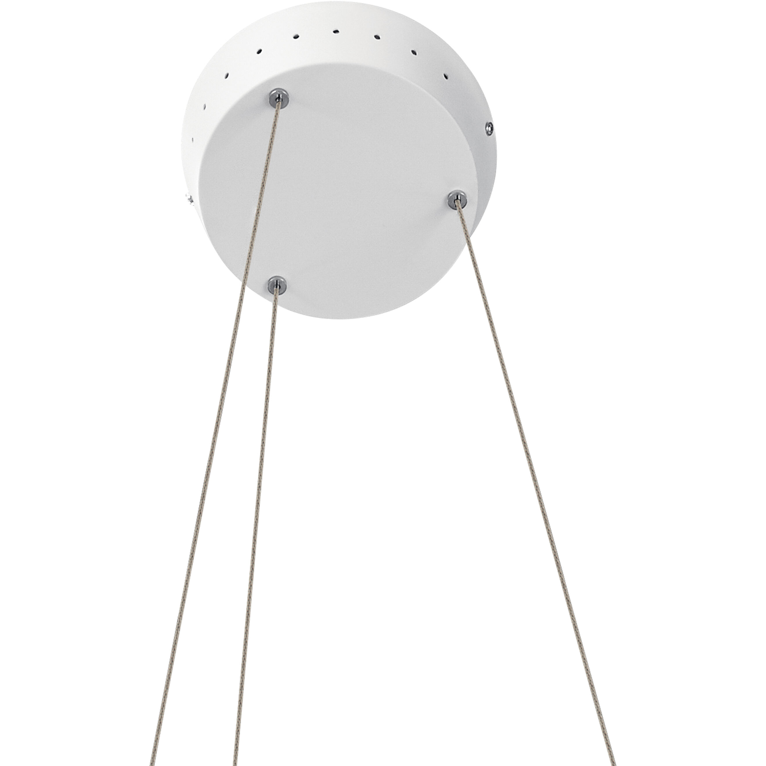 Elan 83454 Fornello LED 23.5 inch Textured White Chandelier