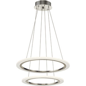Hyvo LED 25 inch Brushed Nickel Chandelier Ceiling Light