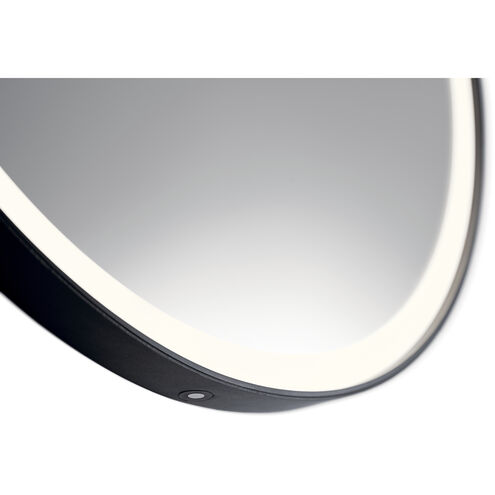 Martell 39.5 X 27.75 inch Matte Black Wall Mirror