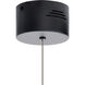 Jeno LED 9 inch Matte Black Mini Pendant Ceiling Light