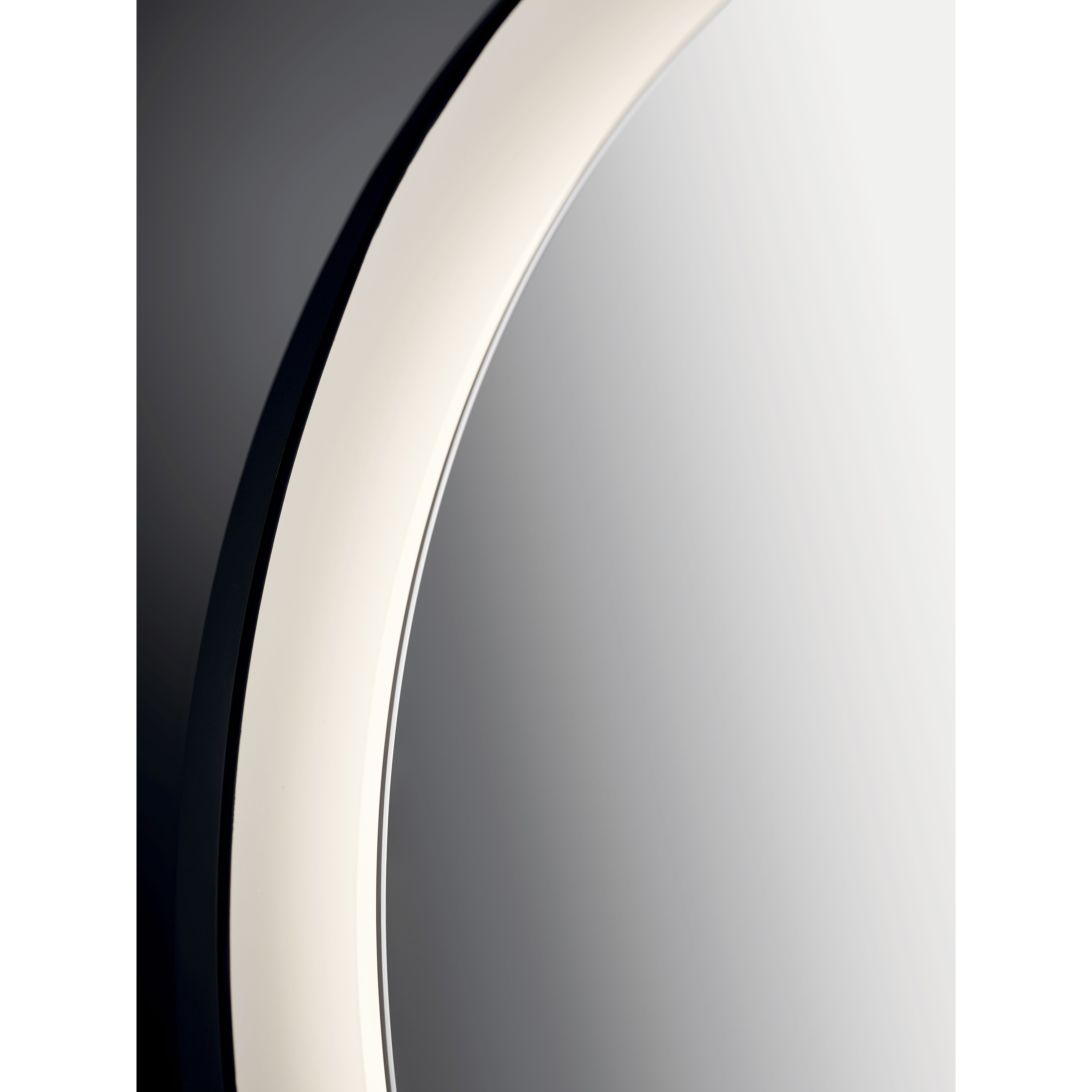 Ryame 31.5 X 31.5 inch Matte Black Wall Mirror