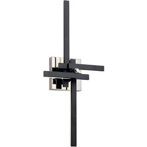 Charter LED 12 inch Matte Black Wall Sconce Wall Light