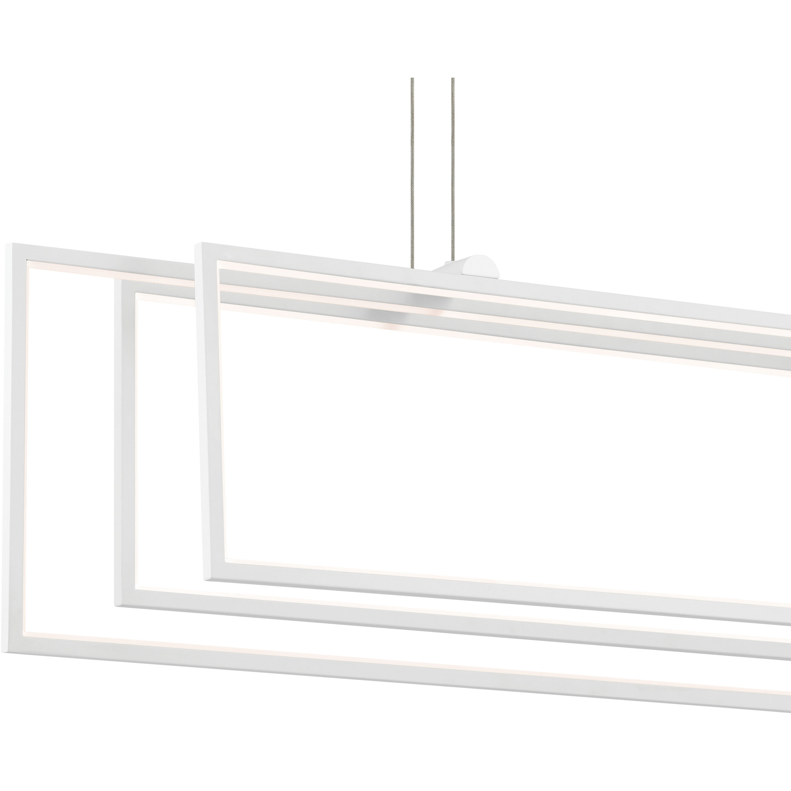 Jestin LED 5.75 inch White Chandelier Ceiling Light, Single